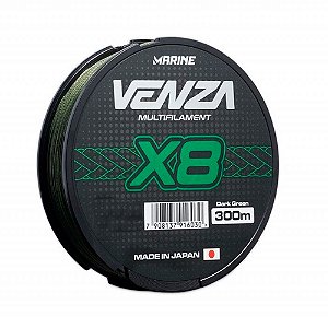Linha Multifilamento Venza X8 Multi Verde 300Mts - Marine