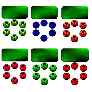 Miçanga Luminosa Bolinha de Futebol - Storny