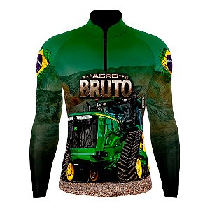 Camisa de Pesca FPS 50+ John Deere Verde - Play Pesca