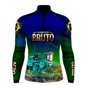 Camisa de Pesca FPS 50+ Colheitadera Azul - Play Pesca