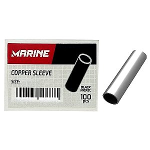 Luva Para Cabo De Aço Black Nickel C/100 - Marine