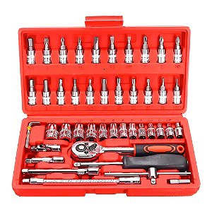 Jogo De Chaves 46 Peças EC3346 - Ecooda