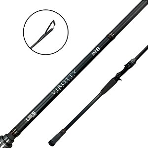 Vara Para Carretilha Virotty 2.24m 15-30lbs 2 Partes Im8 Up-Set - LMS