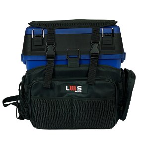Bolsa Box Rigida Com Alça Azul / Preto - LMS