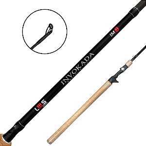 Vara de Carretilha Invokada IM8 2 Partes UP-SET 1.98m 30-60lb- Lms Rods