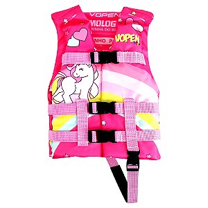 Colete Salva Vidas Infantil Homologado Fun Unicornio Tam. - Vopen