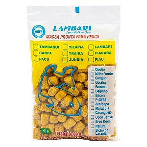 Isca Natural Tilapia 80g – Lambari