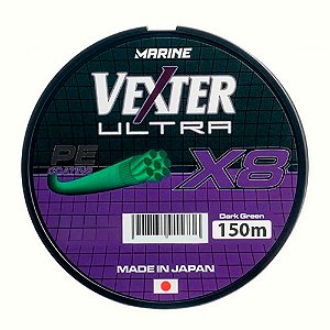 Linha Multifilamento Vexter Ultra 8X Verde 150mt - Marine