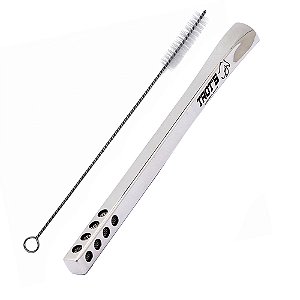 Bomba Para Tereré Aço Inox Quadrada Tela - Trot's