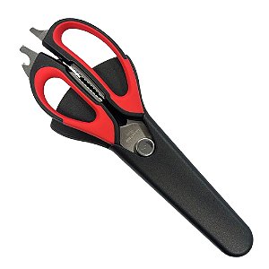 Tesoura De Cozinha Aço Inox Com Abridor LCC-2324 Sortida - Luatek
