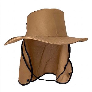 Chapéu Oxford Com Proteção Na Nuca Aba 7cm - Dino's Confecçoes