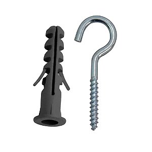 Gancho + Bucha n° c/2 - Pro Fácil