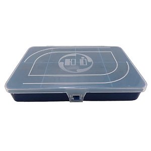 Estojo Para Pesca 7 Divisões 14X9 Simples Azul - HI