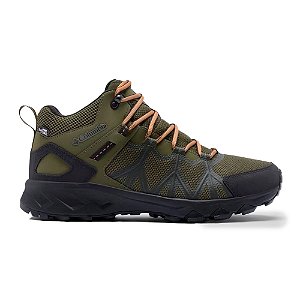 Bota Masculina Peakfreak II Mid Outdry Verde / Preto - Columbia