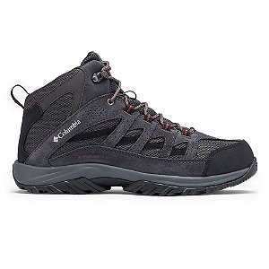Bota Masculina Crestwood Mid Waterproof Dark Grey / Deep Rust - Columbia