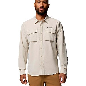 Camisa Silver Ridge Elite Titanium Woven Dark Stone - Columbia