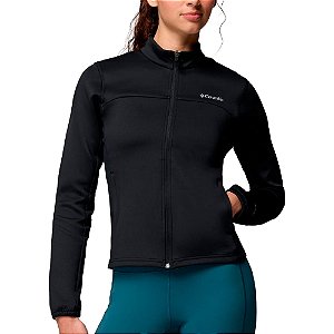Fleece Feminino Sloan Crest Spacer Fz Preto - Columbia