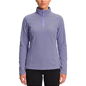 Fleece Feminino Glacier 1/4 Zip Roxo - The Nort face