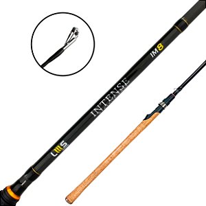 Vara de Molinete Intense Carbono IM8 2 Partes 7'0'' 2,10m 15-40lb - Lms Rods