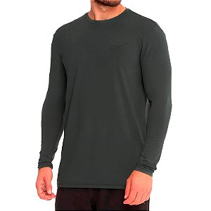 Camiseta Sport Dry Manga Longa UV50+ Grafite - Oro Adventure