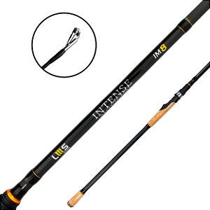 Vara de Molinete Intense Carbono IM8 2 Partes 8'0'' 2,40m 30-60lb - Lms Rods