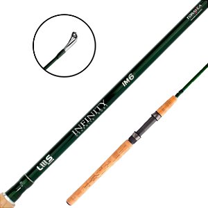 Vara Molinete Infinity Carbono IM6 Inteiriça - Lms Rods