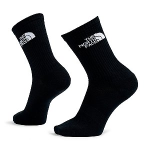Meia Unisex Multi Sport Cush Crew Sock 3un Preto - The Nort Face
