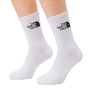 Meia Unisex Everyday Crew Sock 3un Branco - The Nort Face