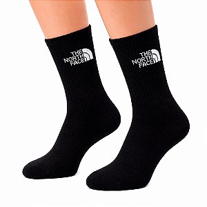 Meia Unisex Everyday Crew Sock 3un Preto - The Nort Face