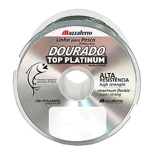 Linha Dourado Monofilamento Top Platinum 300m - Mazzaferro