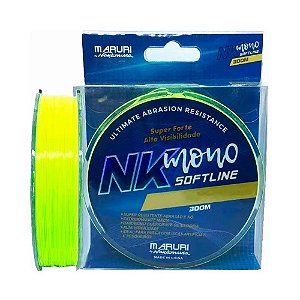 Linha Para Pesca NK Soft 300m Verde Flour - Maruri