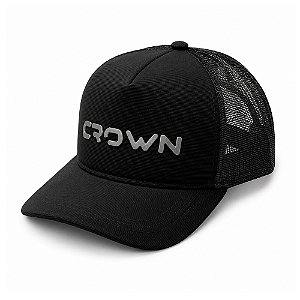 Boné Telado Crown Preto - Crown