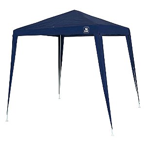 Tenda Gazebo Tubular 2m x 2m Polietileno Azul - Bel