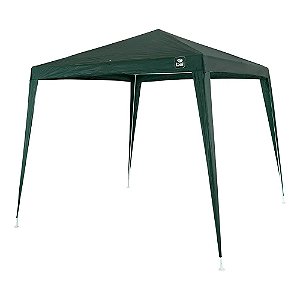 Tenda Gazebo Tubular 3m x 3m Polietileno Verde - Bel