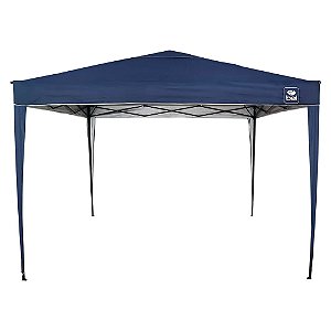 Gazebo Dobrável Automático Pop-Up 3m x 3m em Poliéster Azul - Bel