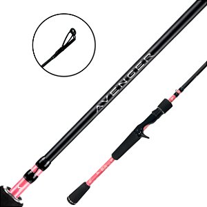 Vara Para Carretilha 1 Parte Avenger Pink 1.68m C561MF - Marine