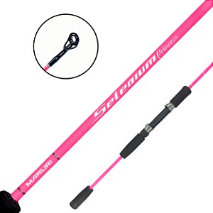 Vara Para Molinete Selenium Rosa 2 Partes 10-20lbs 1.83m - Maruri