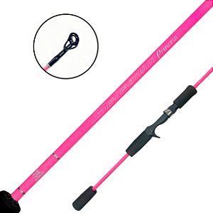 Vara Para Carretilha Selenium Rosa 2 Partes 10-20lbs 1.83m - Maruri