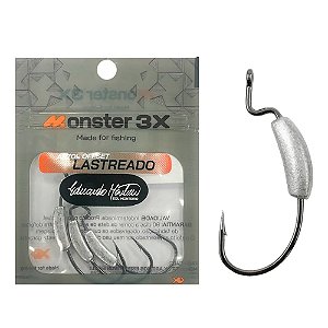 Anzol Para Isca Soft Offset Pro Lastreado Nº - Monster 3x