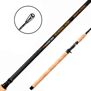 Vara De Carretilha 2 Partes Everglade 2.40m 20-40lbs - Monster 3x