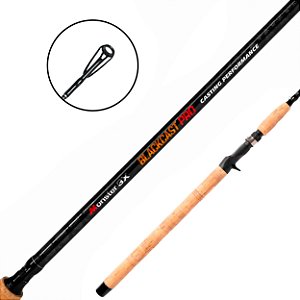 Vara De Carretilha Inteiriça Black Cast Pro 2.10m 20-40lbs - Monster 3x