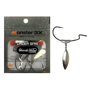 Anzol Para Isca Soft Offset Lastreado Under Sping 7gr Nº - Monster 3x