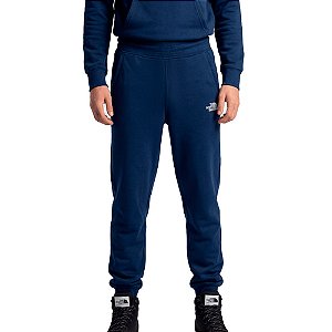 Calça Masculina Logo Cuffed Summit Navy Azul - The North Face