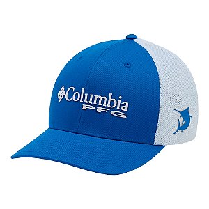 Bone PFG Mesh Tm Ball Cap Cor Vivid Blue - Columbia