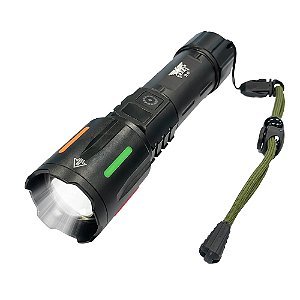 Lanterna Tática Led Recarregável Medidor de Bateria JY-A3 - JYX