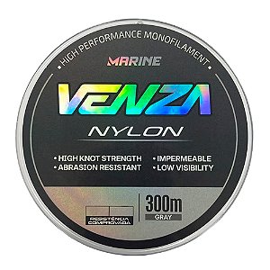 Linha Monofilamento Venza Cinza 300m - Marine