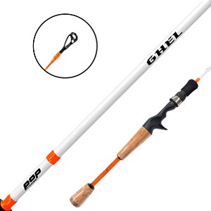 Vara Para Carretilha Pop Ghel Silicone Inteiriça 6-12lbs - Pop Fishing