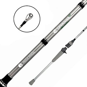 Vara Para Carretilha Carbono Im9 Savanna 1.91m - Pesca Brasil