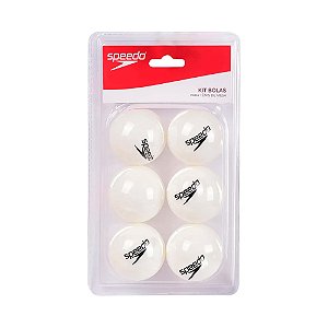 Kit Bolas Para Tenis de Mesa 6 Bolas Branco - Speedo