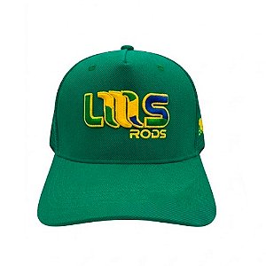 Boné Emblema LMS Aba Curva Verde Brasil - LMS